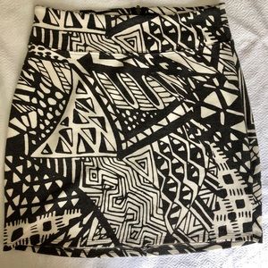 Urban Outfitters Silence + Noise Geo Bodycon Skirt